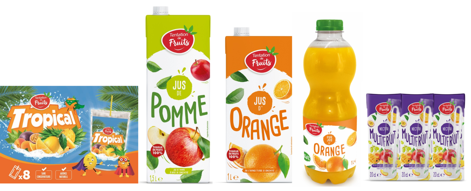 Nos jus Tentation de Fruits obtiennent la palme du meilleur lancement 2020 ! Fructa Partner